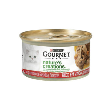 Gourmet Nature's Creations Mini Filetes de Buey lata para gatos